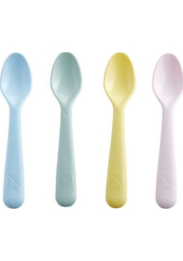 Ikea Kalas Çocuk Kaşık Seti, Pastel Tonlar, 4 Adet
