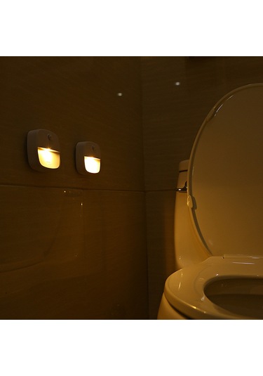 Teltree Akıllı Led Sensörlü Dolap Lambası - Bebek Odası, Mutfak, Merdiven Aydınlatma İçin 6'lı Paket Beyaz Işık