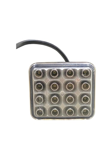 Frıstom 12v-24v Geri Vites Lambası Beyaz 16 Ledli 78 68 Mm E9