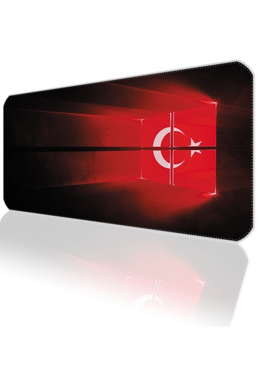 70x30cm Türk Bayrağı İlyuka Mp017030 Büyük Boy Xl Gaming Mousepad