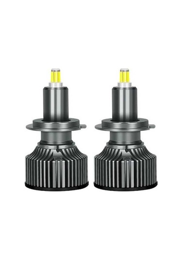 Flybuy 2x 360 Derece H7 H1 H11 H3 Mavi Işıklı Araba Led Işıkları H8/h9 9005/hb3 Hb4/9006, 12 Volt 12