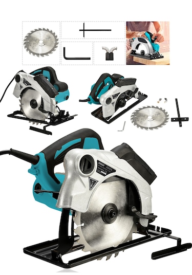 Assur ASR705 1400W Elektrikli 185 MM Daire Testere Mavi