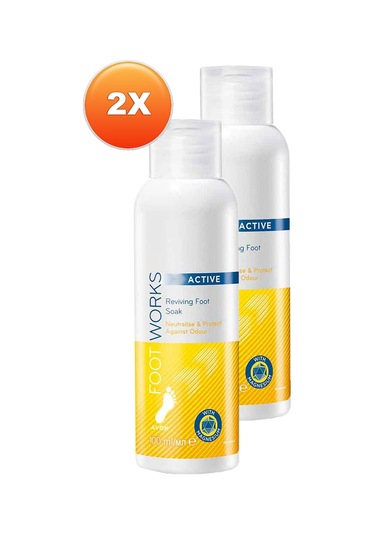 Avon Foot Works Active Canlandırıcı Ayak Banyosu 2 x 100 ML
