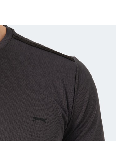 Slazenger READ IN Erkek  Koyu Gri Tişört