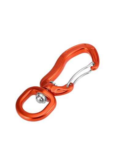 Leezsing Alüminyum 7075 Kayar Çapa, 200kg Dayanım, 360 Döner, Eğlence/ev/spor İçin Kilitli Kanca Turuncu Çok Renkli