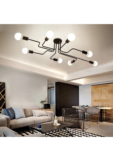 Modern 8 Kol Kumandalı Akrep Avize