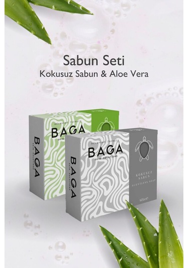 Kokusuz Sabun & Baga Aloe Vera Sabun Seti