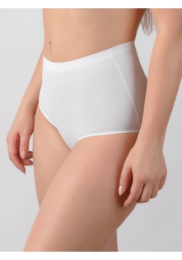 Polfa Model Lazer Kesim Toparlayıcı Etkili Iz Yapmaz Külot Korse Beyaz Renk Beyaz