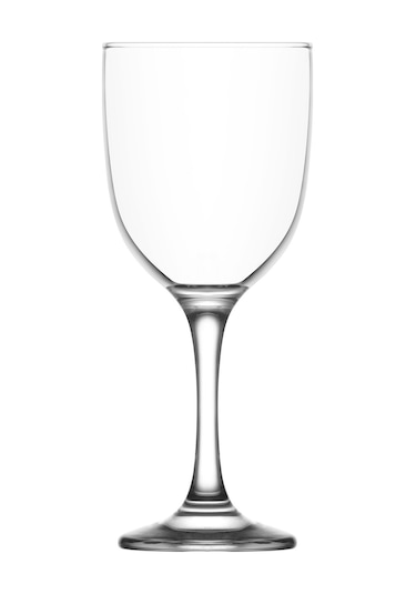 LAV Tokyo Cam Kırmızı Şarap Kadehi 3'lü 365 ml Ayaklı (Meşrubat Bardağı)