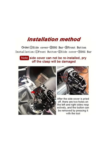 Dashanshop Volkswagen Golf Cc Magotan Bora Tiguan Otomatik Perforasyonlu Deri Vites Kolu Kapağı