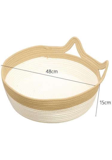 Suntek Dokuma Kedi Yatak Sepeti Pet House Nest Kediler 15cmx48cm