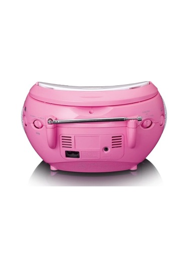 Lenco Scd-24pk Kids - Cd Çalarlı Taşınabilir Stereo Fm Radyo - Pembe