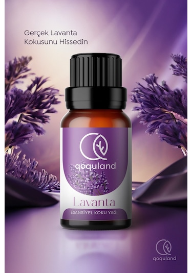 Qoquland Lavanta Uçucu Yağ Buhurdanlık Esansı Oda Kokusu 10 ML