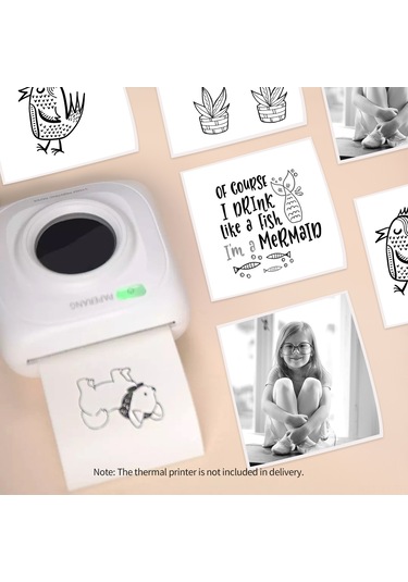 Shineyee Termal Kağıt Rulo 3 Adet/ Kutuda, 57x30mm, 5 Yıllık Muhafaza, Bpa'sız, Beyaz, 3.5m Uzunluk