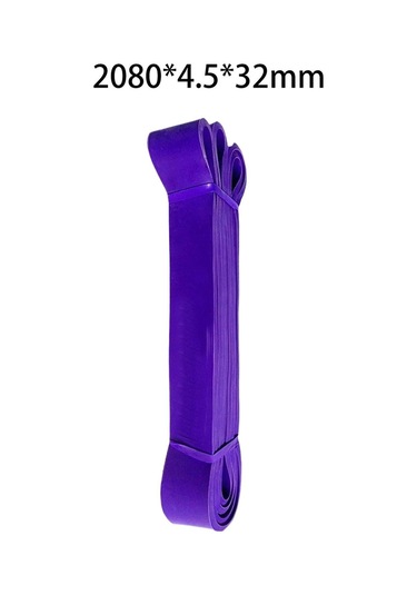 Dolıty Direnç Bandı Spor Salonu Streç Yoga Egzersiz Pilates 50-ila-100-lb-mor Mor