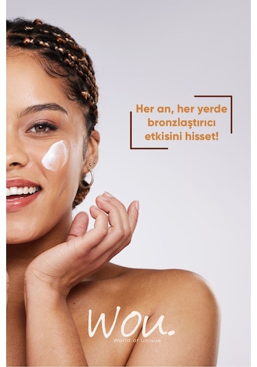 Wou World Of Unique Güneşsiz Bronzlaştırıcı ve Nemlendirici Krem 50 ML