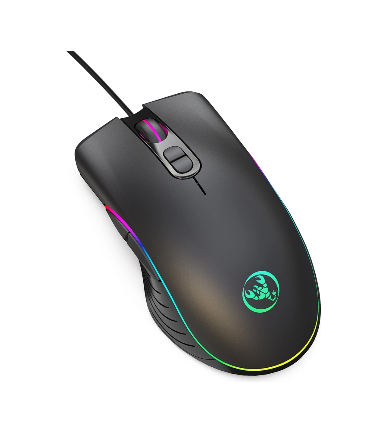 Sones Hxsj A867 Usb 6400dpı Dört Hızlı Ayarlanabilir Rgb Aydınlatmalı Kablolu E-spor Oyun Faresi, Uzunluk: 1,5 M Diğer