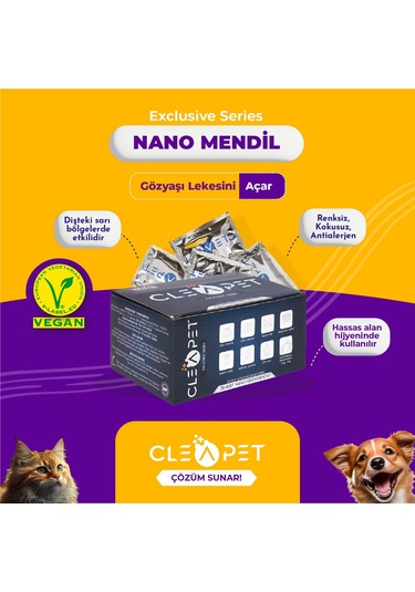 Cleapet Exclusive Seri Nano 30'lu Mendil