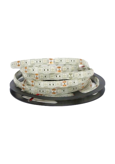 12 Volt 5050 Dış Mekan Şerit Led 3 Çipli Beyaz Metrede 60 Led Ip65 5 Metre