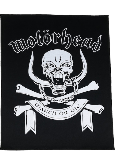 Motörhead March Or Die Büyük Sırt Patch Yama