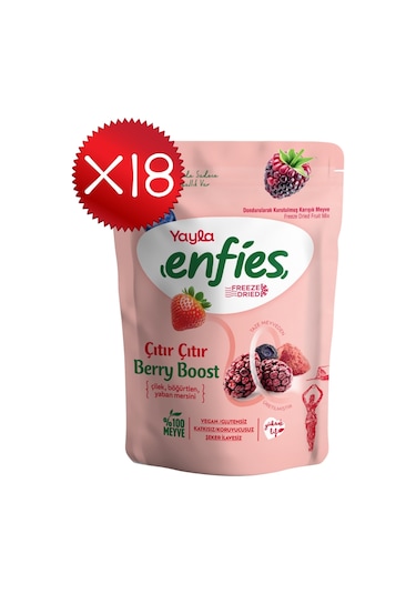 Yayla Enfies Freeze Dried Berry Boost 15 G X18 270 G