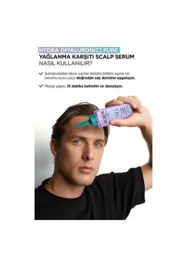 ELSEVE Hydra Pure Salisilik Asit içeren Yağlanma Karşıtı Arındırıcı 3'lü Bakım Seti