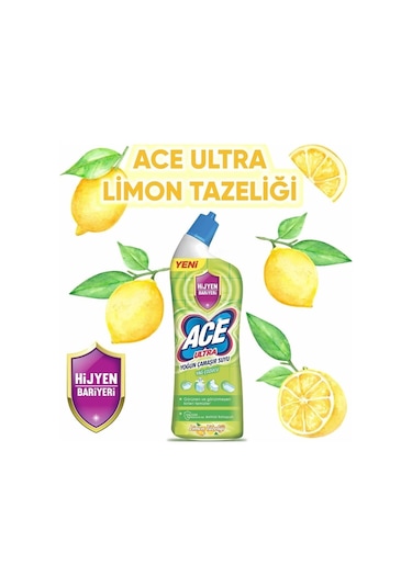 750ml Ultra Power Jel Limon Tazeliği X12 Adet Diğer