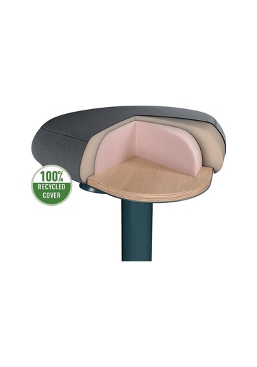 Leitz Ergo Active A Konforlu Oturaklı Sit Standing Tabure - Kod:65450089 Gri