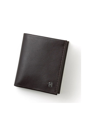 Axel Erkek Deri İnce Tasarım Cüzdan Kahverengi