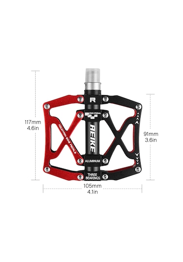 Yifomall Alüminyum Allyapı Siyah Bisiklet Pedalları - Hafif, Dayanıklı Ve Çok Renk Seçeneği