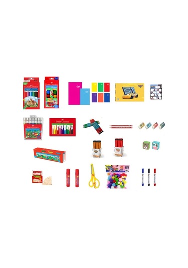 İlkokul Kırtasiye Seti 4 Erkek Öğrenci