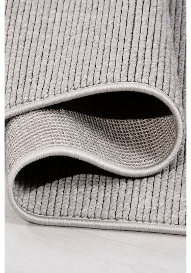 Ecolle Modern Halı Dayanıklı, Yumuşak Dokulu, Dokuma Taban, Tozumaz Gri