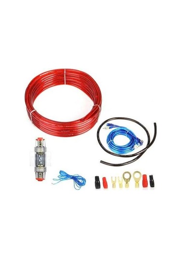 Novahub 1500w Araba Hoparlör Amplifikatör Montaj Kiti - 8ga Güç Kablosu, 60a Sigorta Tutucu