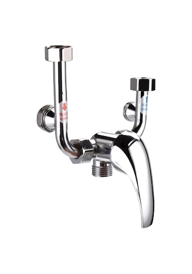 Lebıhmurah Bf81 Flyeer 2020 U-şekilli Dirsek Elektrikli Su Isıtıcı Karışım Vanası Ming Monte Soğuk Anahtarı Duş Bataryası Giriş Tüpü Aksesuarları Gümüş