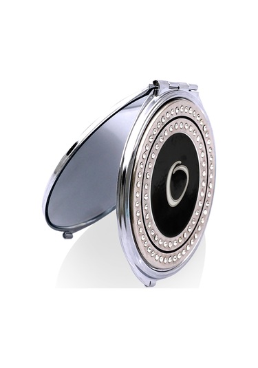 Zekupp Retro O Harfli Işlemeli Makyaj Aynası