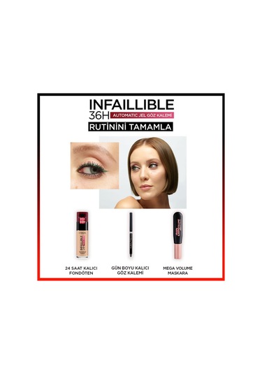 L'Oreal Paris Infaillible Automatic Jel Göz Kalemi Mavi