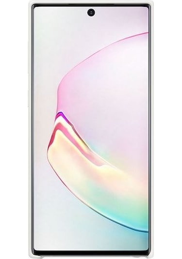 Samsung Note10 Silikon Kılıf - Beyaz Ef-pn970twegww