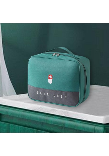 Suntek İlk Yardım Çantası Saklama Yürüyüş Için Yeşil-l