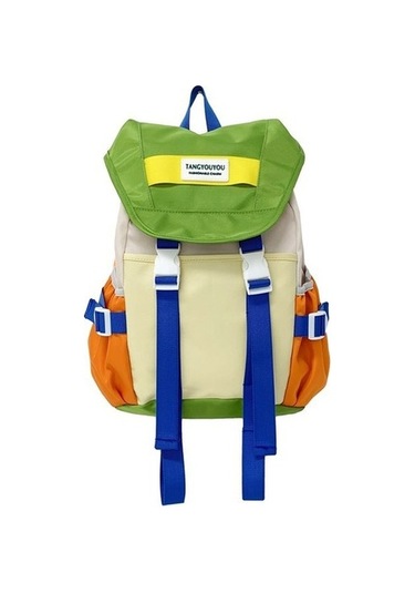 Mkjınmeı Kontrast Renkli Çok Amaçlı Sırt Çantası 26l0ıl Yeşil