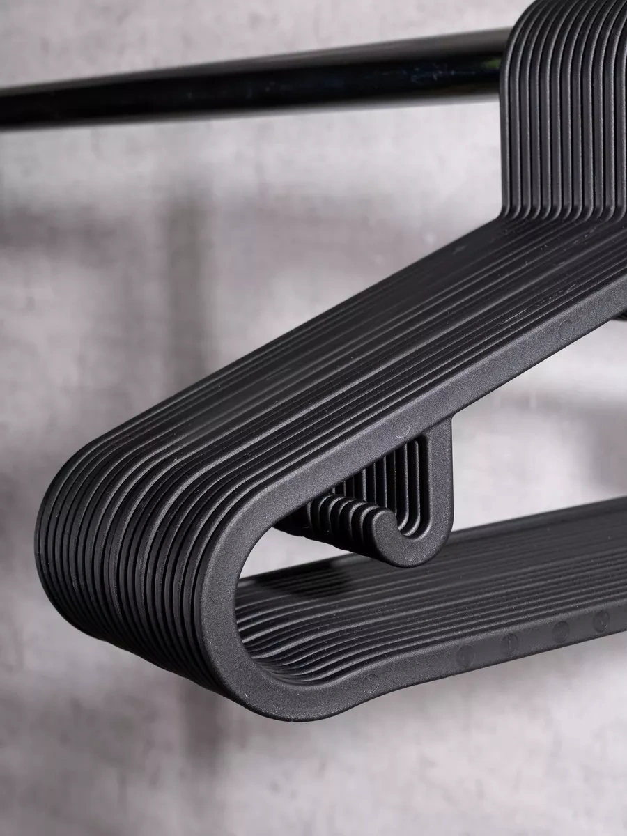 Ikea Ikea Spruttıg Yetişkin Giysi Askıları 20'li Set 203700716 Siyah