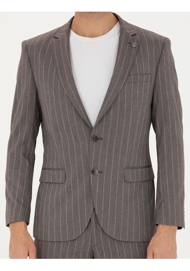 Pierre Cardin Erkek Açık Kahverengi Takım Elbise 50273543-vr002 Açık Kahverengi