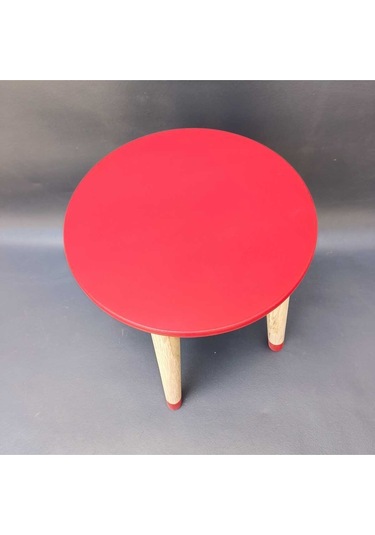 Na Neşeli Ahşap Ahşap Çocuk Taburesi. Çocuk Sandalyesi. Çalışma Masası .renkli Çocuk Odası Sehpa Çiçeklik Ev Dekoru Kırmızı