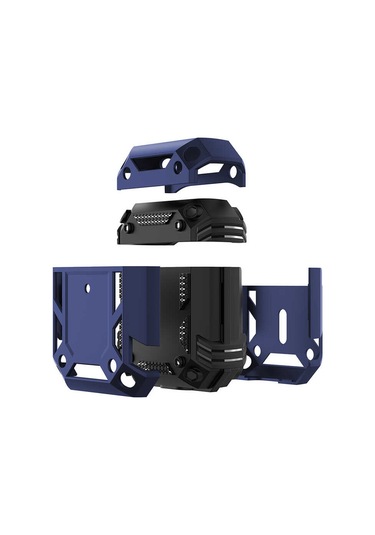 Ekılıf - Airpods 1.nesil Uyumlu - Kılıf Darbelere Karşı Dayanıklı Koruyucu Silikon Kılıf Airbag 15 - Kırmızı