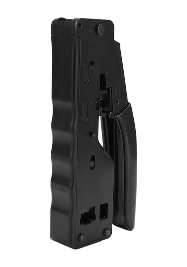 Samdoo "çok Fonksiyonlu Rj45 Rj11 Rj12 Konektör Sıkma Pensesi - Cat7, Cat6, Cat5 Uyumlu" Siyah