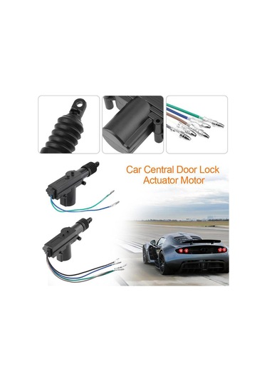Geeksen Evrensel Araba Güç Kapı Kilidi Aktüatörleri 12 Volt Motor