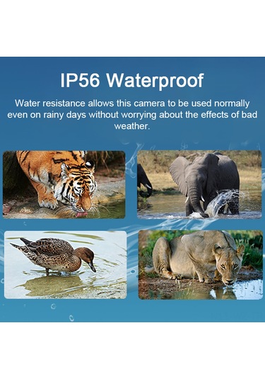 Wezone Pr100b 12mp 1080p Ip56 Suya Dayanıklı Hızlı Tetikleme 26 Kızılötesi Işık Av Gözlem Kamerası Çok Renkli