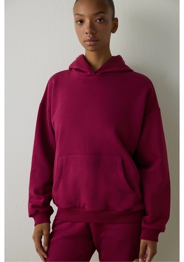Penti Mor Kapüşonlu Oversize Sweatshirt