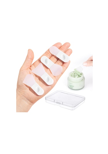 4 Adet Mini Spatula Maske Fırçası- Kolay Sürülebilir