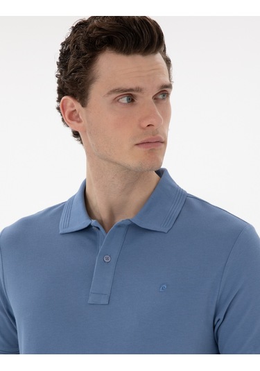 Pierre Cardin Erkek Mavi Tişört Basic 50302561-vr036 Mavi