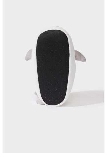 Defacto Erkek Çocuk Köpek Balığı Temalı Düz Taban Panduf F1924a825wngr2 Gri-gr2